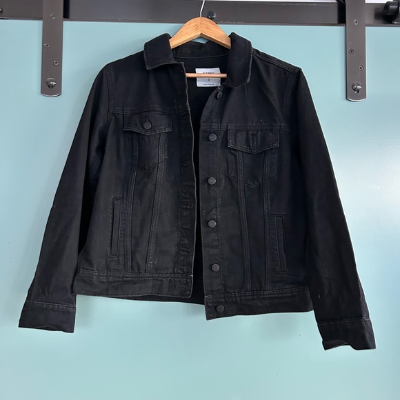 Black denim jacket - Picture 2 of 3
